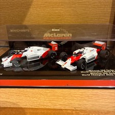 MINICHAMPS McLaren TAG Turbo MP4/2B MP4/2C Diecast Model Set 1/43
