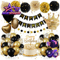 Geburtstagsdeko Happy Birthday Banner FüR Frauen Und MäNner Feier Deko