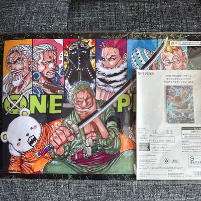 ONE PIECE Card Game Official Playmat Limited Edition Vol. 4 w