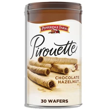 Pepperidge Farm Pirouette Chocolate Hazelnut Cream Filled Wafers 135 oz