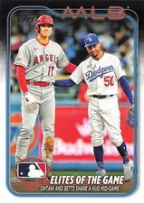 Shohei Ohtani and Mookie Betts 2024 Topps 138 Baseball Card