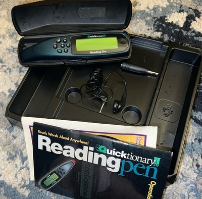 Wizcom Quicktionary  READING PEN 2 Portable Personal Reading Assistant w/ Case