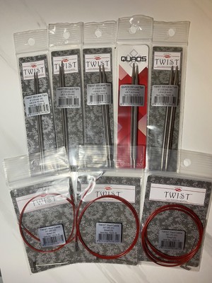 ChiaoGoo TWIST SS Lace Tips 5in (13cm) Bundle (includes Needles and Cables)