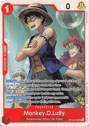 Monkey.D.Luffy OP14-013 Super Rare The Azure Sea's Seven