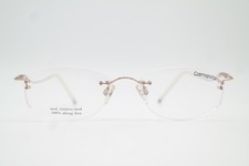 Vintage Glasses Cosmopolitan By ALPINA Calgary Gold Bronze Rimless Glasses Frame