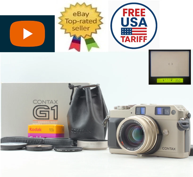 CONTAXG1 + CarlZeissPlanar35mmF2 +ケースセット Contax G1 35 mm Film Cameras for sale | eBay