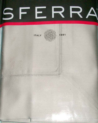 Sferra Giotto Grey Euro Continental Sham Egyptian Cotton 590TC Sateen Italy New