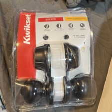 Kwikset Cove Venetian Bronze Keyed Entry Door Knob & Deadbolt Combo Pack