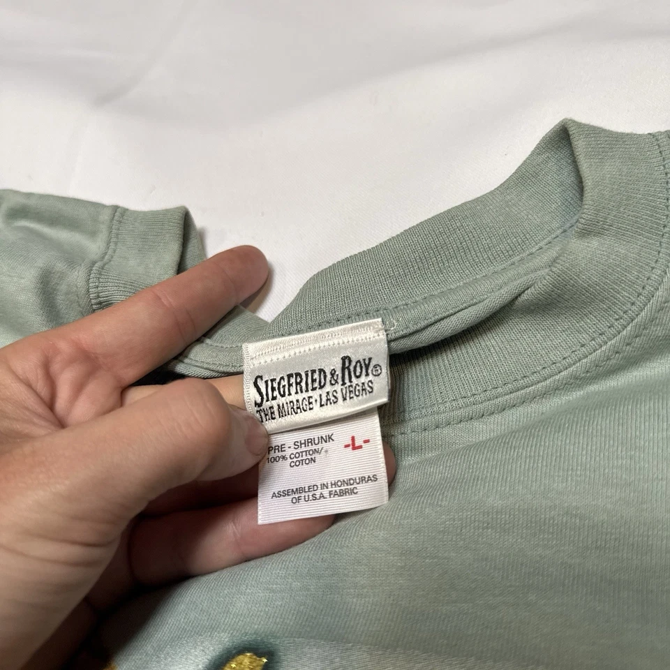 Camiseta Grande Rara De Colección Años 90 Siegfried & Roy At The Mirage Casino Las Vegas Foto 3 de 4