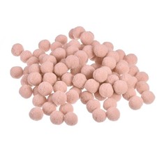 Pom Felt Balls Fabric 1.5cm 15mm Beige for Crafts Project DIY 100 Pcs