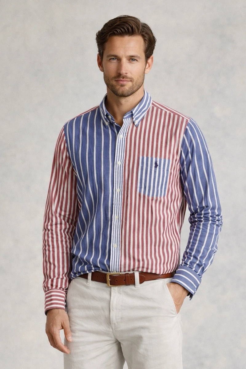 Polo Ralph Lauren Striped Casual Button-Down Shirts for Men for