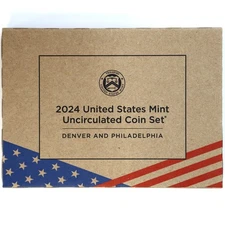 2024 Mint Set Original Sealed Box 20 BU Coins