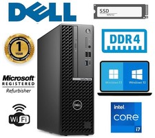 Dell OptiPlex 7000 SFF Intel i7 12th Gen Up To 64GB DDR4  2TB NVMe Win 10  11