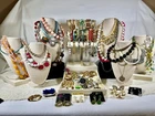 113 Pc Vintage To Modern Estate Costume Jewelry Mixed Lot All Wearable