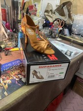 1401R Supadance Latin Swarovski buckle Shoes 2.5" Flare heel, Size:4.5R UK:2.5R 