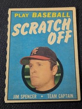 1971 Topps - Scratch Off Jim Spencer Scratched