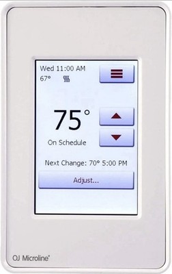 OJ Microline UDG4-4999 Programmable Floor Heating Thermostat with Class A GFCI