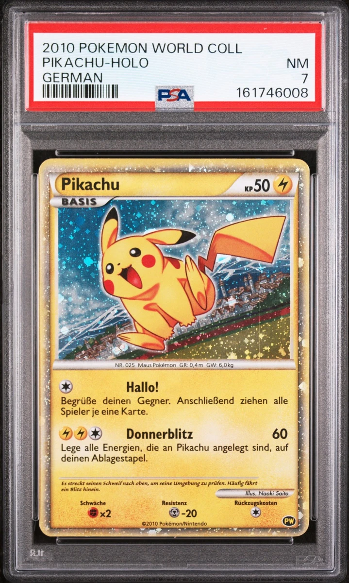 Pikachu Pokémon TCG German Individual Collectible Card Games for