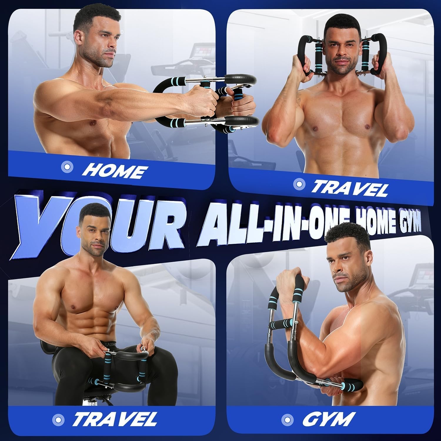 Twister Arm Trainer, Adjustable Chest Workout Equipment for Men & Women, Home Gy