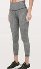 Lululemon Wunder Under HR 7/8 Tight 25” Sz 6 Heathered Black W5AOUS Leggings — photo 1
