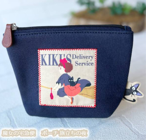 Studio Ghibli Kiki's Delivery Service Jiji Pouch Bag Departure Night Marushin