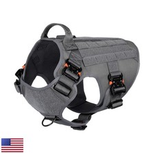 ICEFANG GN1 Tactical Dog Harness X-Large Dogs Full Metal Buckles