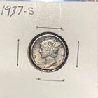 1937-s Mercury Dime.          Inventory C/3”