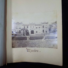 Remains of Scottish Victorian album  20 albumen prints mostly topo 3 full plate