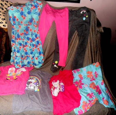 CHILDRENS PLACE LOT OF 11  LG 10-12 CLOTHING TOPS AND BOTTOMS
