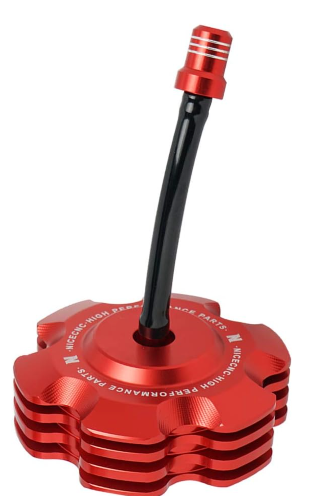 CNC Gas Tank Fuel Cap Petrol Red Yamaha ATV Grizzly 300 350 YFM 450 660