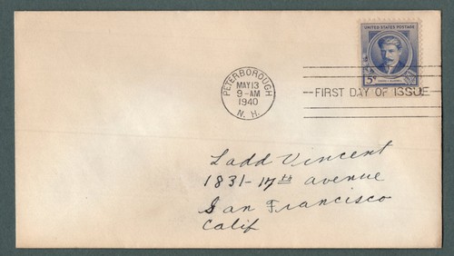 US 879-883 Famous Americans - Composers (5) First Day Covers - Picture 5 of 6
