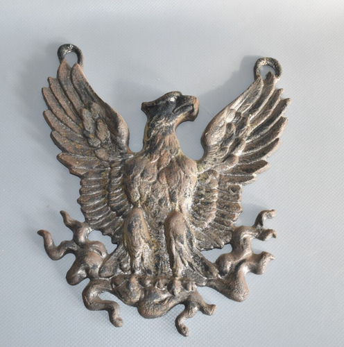 Gusseisen Eisen Adler Wappen alt Wandbild 22,5cm Fach #A3 - 第 1/7 張圖片