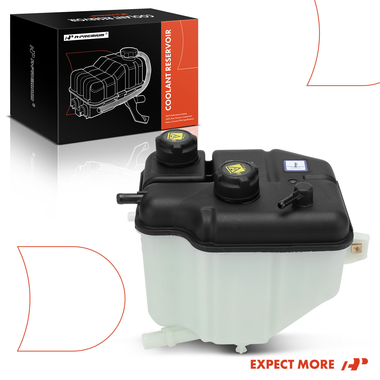 Engine Coolant Reservoir Tank for Maserati Quattroporte 2013-2018 Ghibli Levante