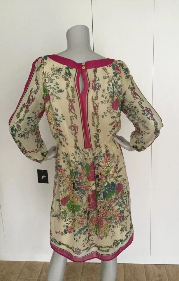 CHEQUER Floral Dress Size 10 - Imagem 4 de 4