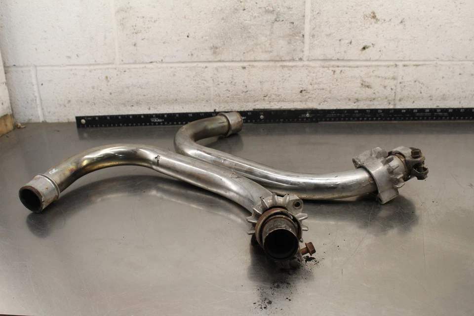 Honda Hawk I 400 CB400T 1979 par de tubos de escape C397 Foto 2 de 4