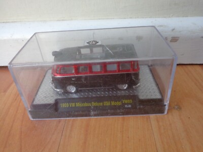 1/64 M2 MACHINES PREMIUM VW03 1959 VW MICROBUS DELUXE USA MODEL TRUCK VEHICLE