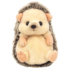 NEW Sun Lemon Fluffies Plush Hedgehog Beige (S) 10×10×14cm - Japan