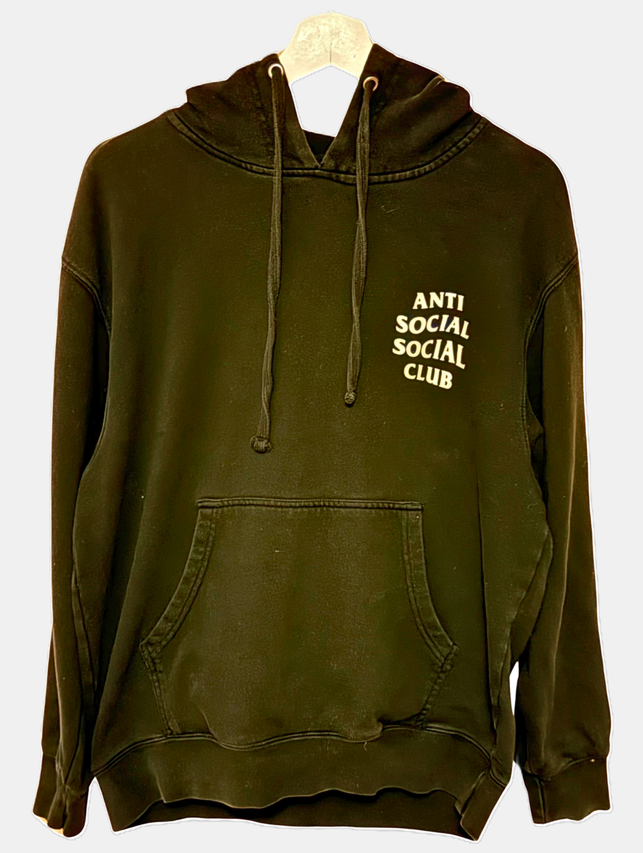 Anti Social Social Club ASSC Kkoch Hoodie Black Men's Size Small