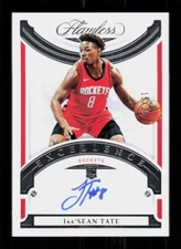2020-21 Panini Flawless #EXS-JAE Jae'Sean Tate RC Rookie Auto #'d /25