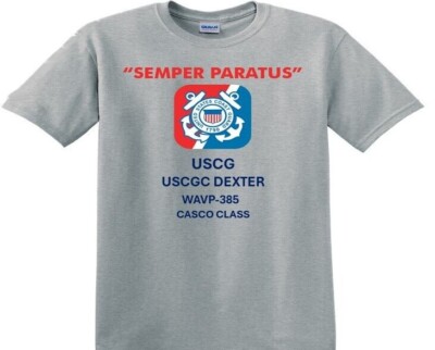 USCGC DEXTER  WAVP-385* CASCO CLASS *SHIRTS.USCG OFFICIALLY LICENSED
