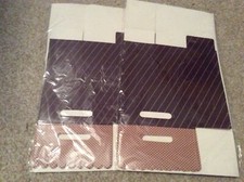 Stampin Up TREAT BOXES Favor Box Large Brown Lot of 2 Rare