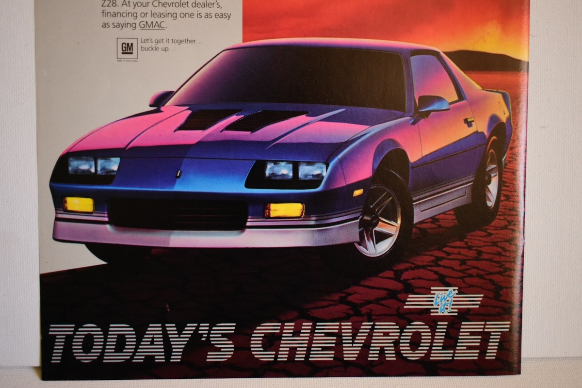 1985 Vintage Ad Today's Chevrolet Camaro Z28 If this leaves you