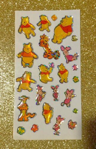 WINNIE THE POOH PUUH CRYSTAL Stickeralbum Sticker 90er Vintage Aufkleber SELTEN - Bild 2 von 2