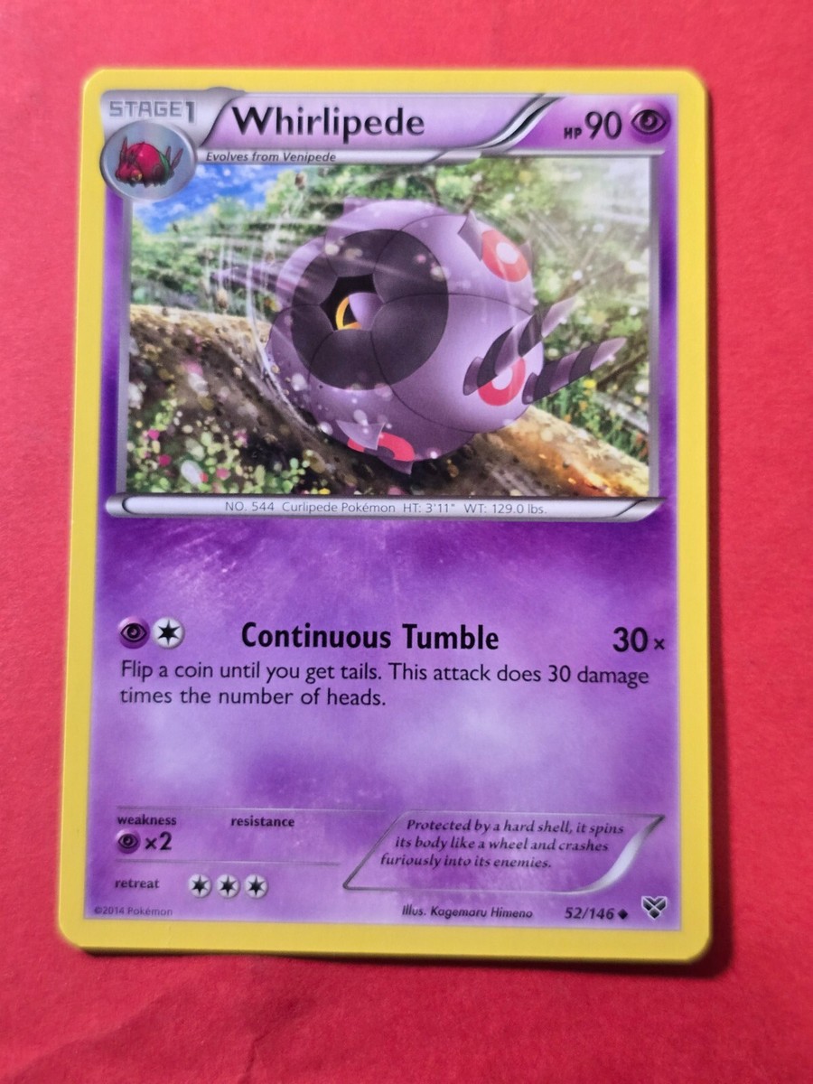 2014 Pokemon XY #52 Whirlipede, UC, NF/H, cd1 | eBay