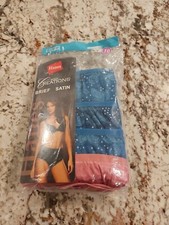 True Vintage Hanes Body Creations Satin Briefs Pack Size 10