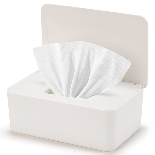 Baby Wipes Dispenser,Keeps Wet Tissue Fresh, Non-Slip Wipes Case, Wipe Container - 第 1/11 張圖片