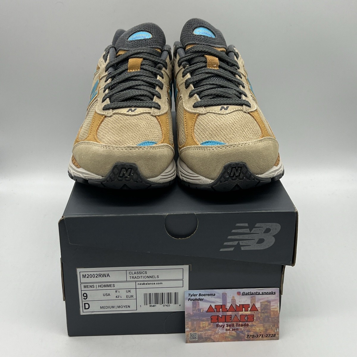 ニューバランス　New Balance 2002RVA Size 9 - New Balance 2002R Incense Brand New Og All Purple Blue