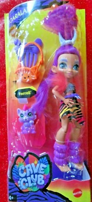 Mattel ~ Cave Club ~ Roaralai  ~ Prehistoric Doll w/ Dinosaur Pet ~ 10'' ~ NEW!