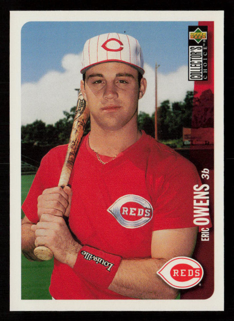 Eric Owens 1996 Collector's Choice #519 Cincinnati Reds Baseball Card