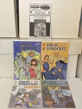 HALO and SPROCKET #1-4 - Complete Series - SLG/AMAZE INK PEEP SHOW  Kerry Cullen